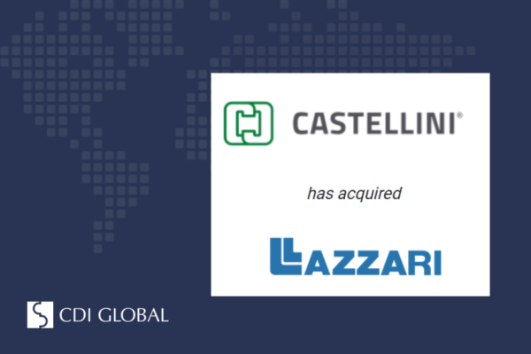  Castellini S.p.A. – Benefit Corporation has acquired a majority stake in Lazzari Officine Meccaniche