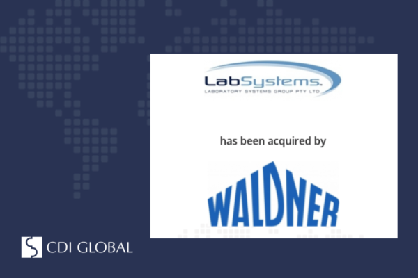 CDI Global ANZ guida una transazione di successo con l'acquisizione di Laboratory Systems Group Pty Ltd da parte del Gruppo Waldner